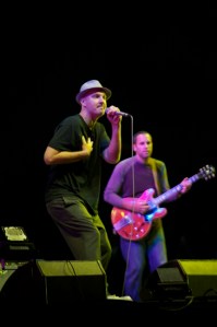 Merlo Podlewski doing some freestyle rapping