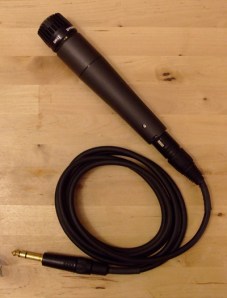 Shure SM57 with TRS cable Shure SM57 with TRS cable