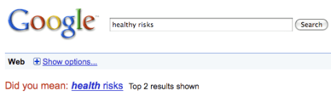 Healthy risks might be health risks