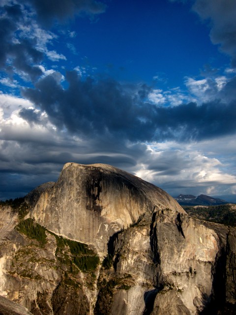Sunset on Half Dome from North Dome Sunset on Half Dome from North Dome