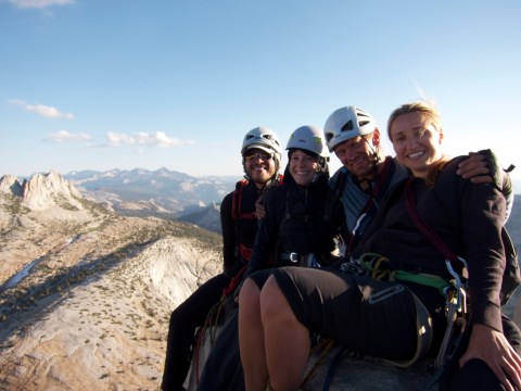 The Whole Group The four of us on the summit