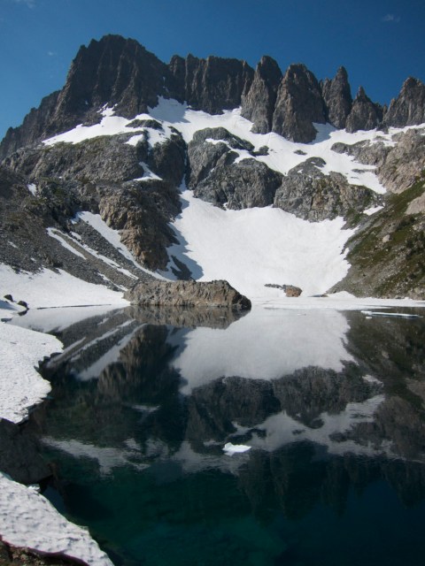 Minarets from Iceberg Lake Minarets from Iceberg Lake